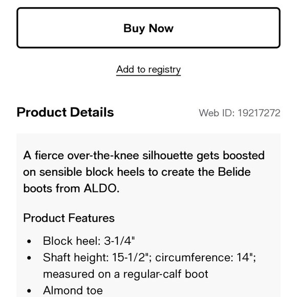 ALDO KNEE HIGH BOOTS -Vayssa style - Picture 5 of 9